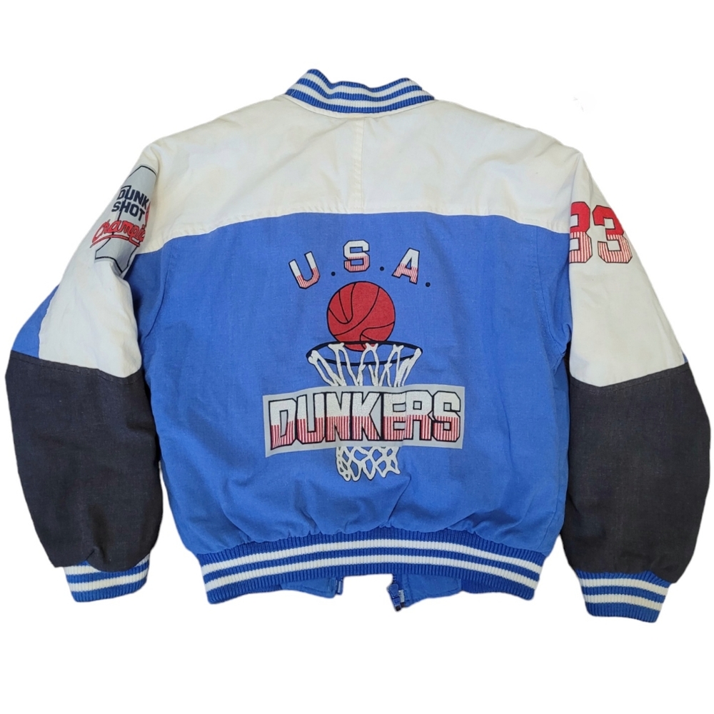 Vintage 1990s In Flite basketball USA Dunkers jacket